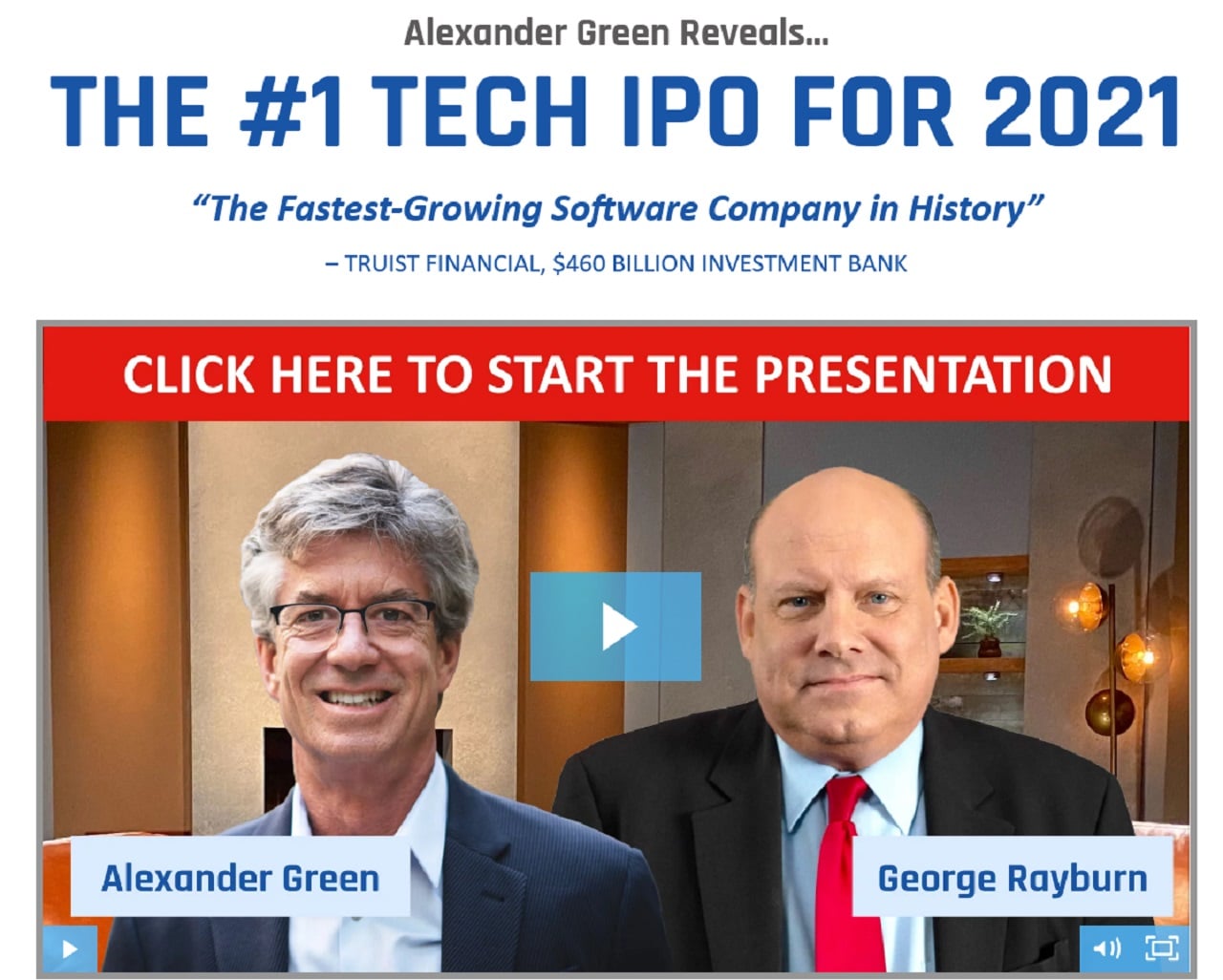Alexander Green #1 Tech IPO for 2021