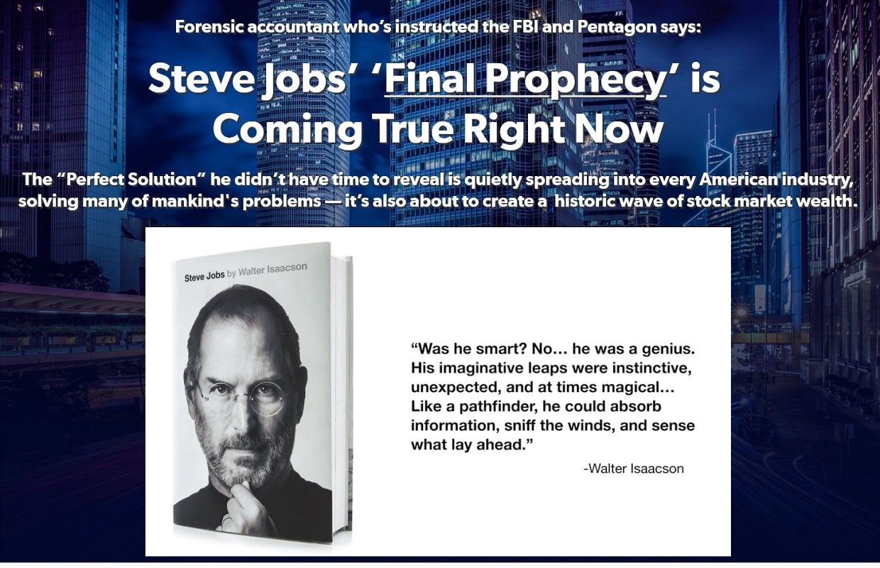 Joel Litman's Hidden Alpha: Steve Jobs' Final Prophecy Coming True